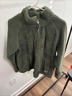 The North Face Ridge Fleece Full-Zip Olive Green Jacket